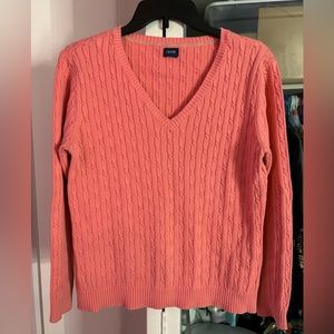 Xl coral IZOD knit sweater